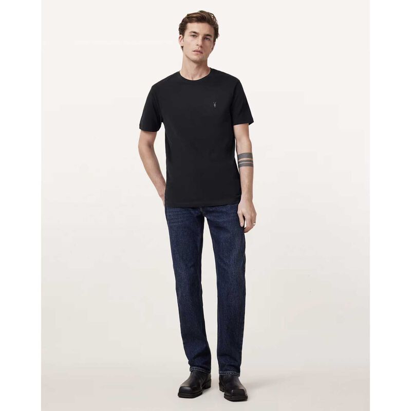 AllSaints Brace Brushed Cotton Crew Neck T-Shirt image number 3